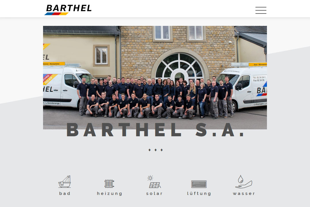 Plumbing and Heating Installer Barthel S.A.