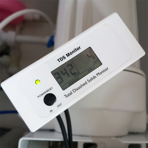 Conductivity measurement with a TDS meter